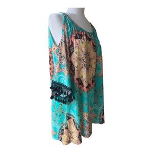 Now‎ & Forever Cold-shoulder Tunic Top Size Small